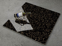 Dark color Golden line tile