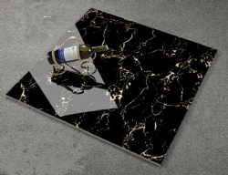 Dark color Golden line tile