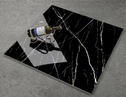Dark color Golden line tile