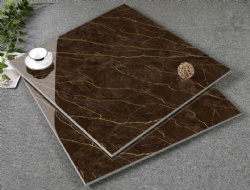 Dark color Golden line tile