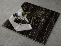 Dark color Golden line tile