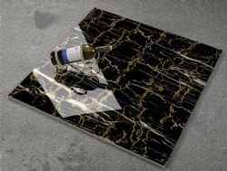 Dark color Golden line tile